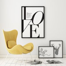 画像2: LOVE タイフォグラフィー ARTポスター (2)