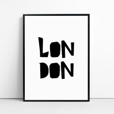 画像2: LONDON モノトーン ポスター (2)