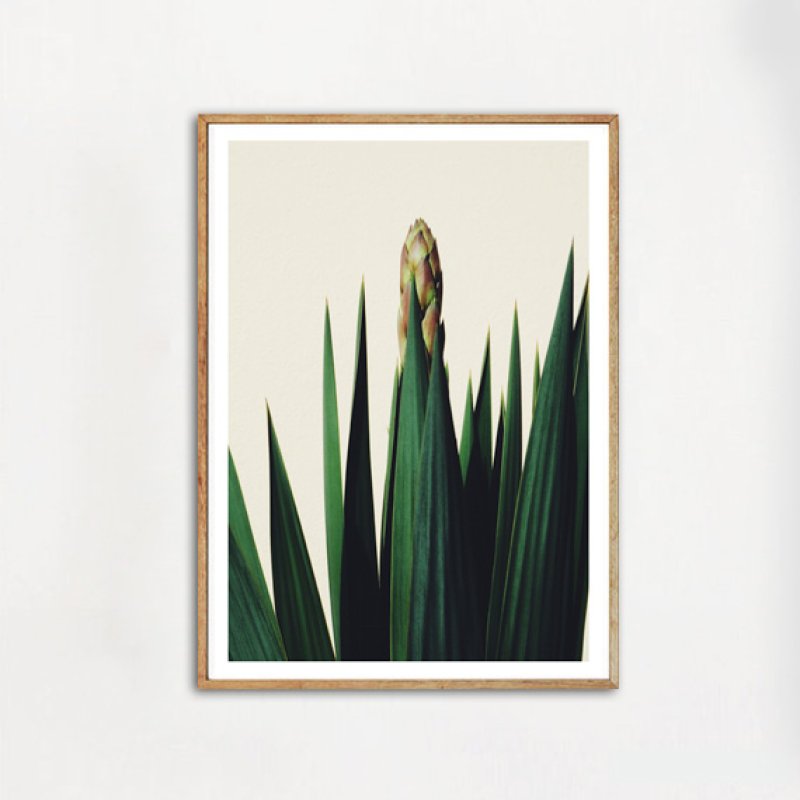 西海岸インテリア ☆ カリフォルニアガーデン Green Leaf ポスター