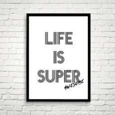 画像2: 『LIFE IS SUPER Awesome』メッセージポスター (2)