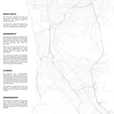 画像2: SAN FRANCISCO サンフランシスコ MAP マップ　ポスター (2)