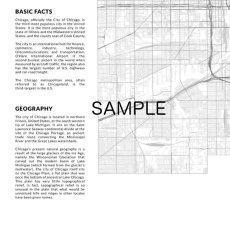 画像2: CHICAGO シカゴ MAP マップ　ポスター (2)