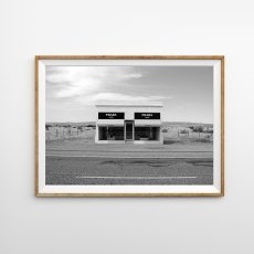 画像1: PRADA Marfa モノトーン フォトグラフ ポスター (1)