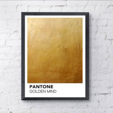 画像2: PANTONE パントーン Golden Mind ポスター (2)