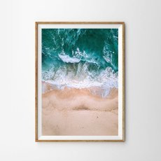 画像1: OVER BEACH ビーチ オーシャンポスター  (1)