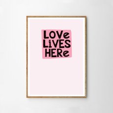 画像1: LOVE HERE LIVES ポスター (1)