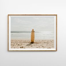 画像1: サーフボード SURFBOARD in SAND ポスター (1)
