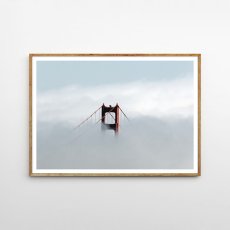 画像1: サンフランシスコ Golden Gate Bridge  ポスター (1)