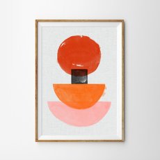 画像1: Sunny Rise Geometric ジオメトリック モダンアート ミッドセンチュリー  北欧ポスター (1)