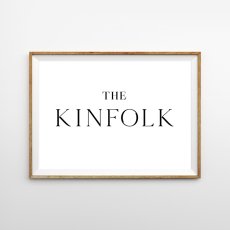 画像1: 『The KINFOLK』キンフォーク モノトーンポスター (1)