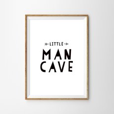 画像1: MAN CAVE 子供部屋 キッズルーム 可愛いポスター (1)