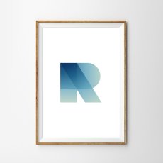 画像2: 『R』グラデーフォント ポスター (More colors) (2)