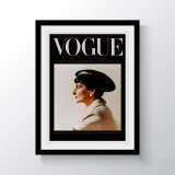 【最終値下げ】VOGUE アンティークポスター ポスター アートポスター 額付き P-0024】アートポスター MORE ISSUES THAN VOGUE