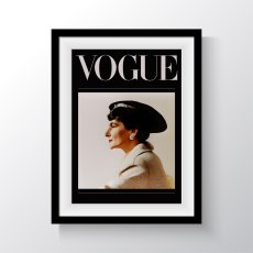 画像1: VINTAGE VOGUE ココシャネル アートポスター (1)