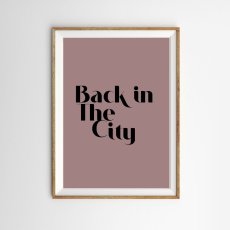 画像1: BACK IN TH E CITY 夢幻的な世界　ポスター（3色） (1)