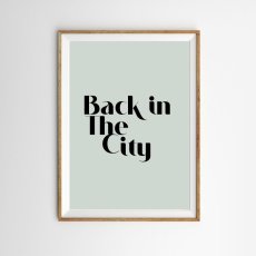 画像2: BACK IN TH E CITY 夢幻的な世界　ポスター（3色） (2)