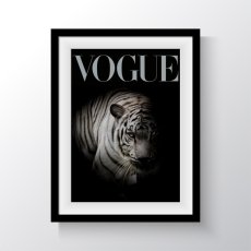 画像1: VOGUE TIGERタイガー おしゃれインテリア ポスター (1)