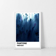 画像1: PANTONE - パントーン インディゴ  アートポスター (1)