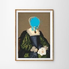画像1: VINTAGE エレガンス 『ドレスを纏う女性の美』スプレーアートポスター (2色) (1)