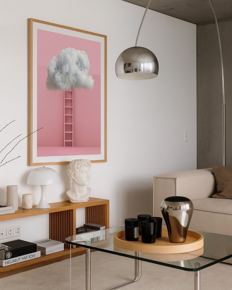 画像3: もこもこCLOUD 雲 かわいいアートポスター (3)