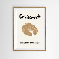 画像1: Croissant フレンチポスター 北欧風 パリデザイン おしゃれインテリア (1)
