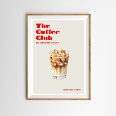 画像1: コーヒーポスター｜The Coffee Club｜カフェインテリア 北欧ポスター (1)