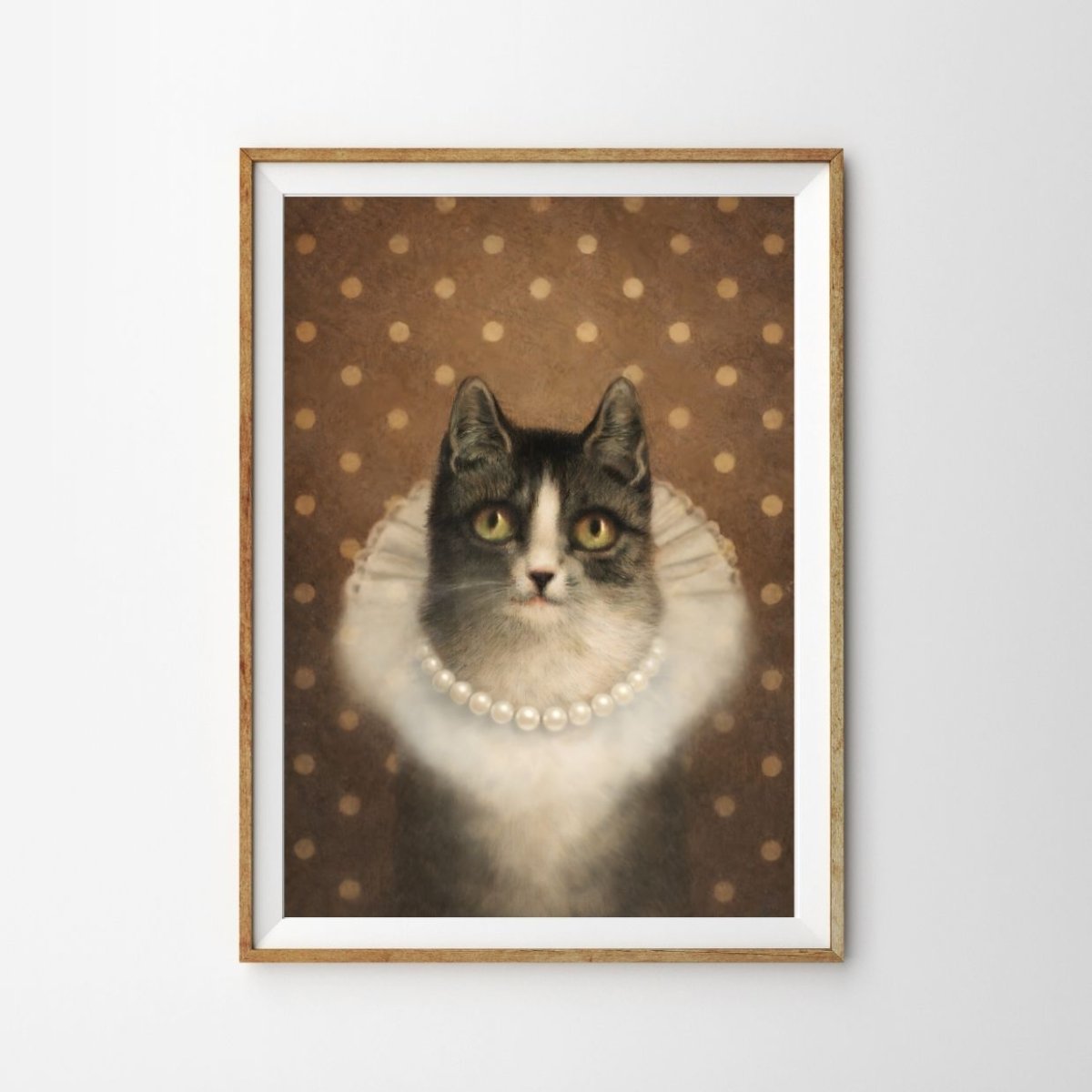 画像1: 貴族な猫 02｜ヴィンテージ・クラシック・キャットアートポスター (1)