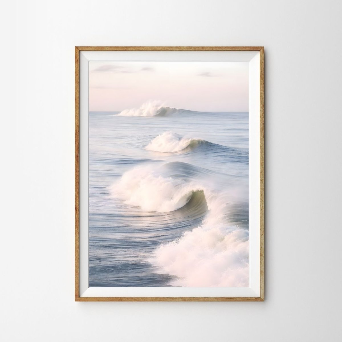画像1: 波の鼓動｜西海岸オーシャン・フォトアートポスター (1)