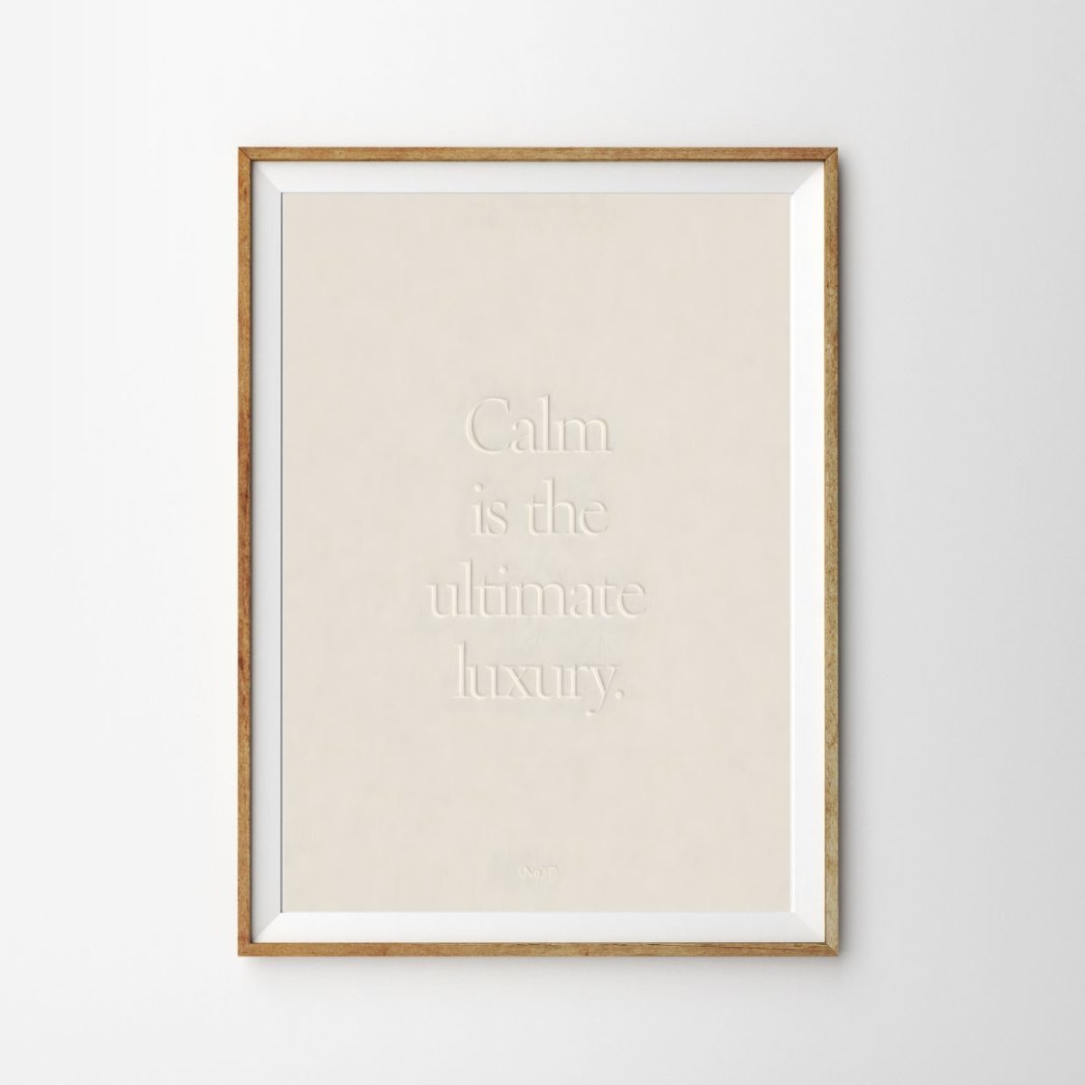 画像1: CALM LUXURY ｜「静寂」を飾るタイポグラフィポスター (1)