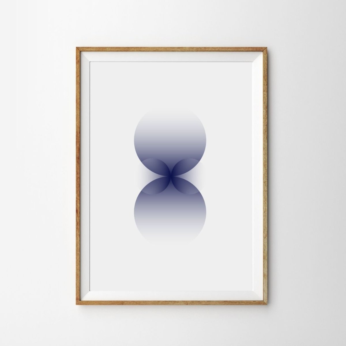 画像1: ミニマル抽象グラデーションアート | おしゃれな和モダンポスター　(2色) (1)