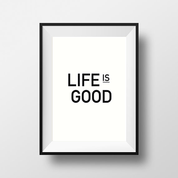 画像1: 『LIFE is GOOD』　 ポスター (1)