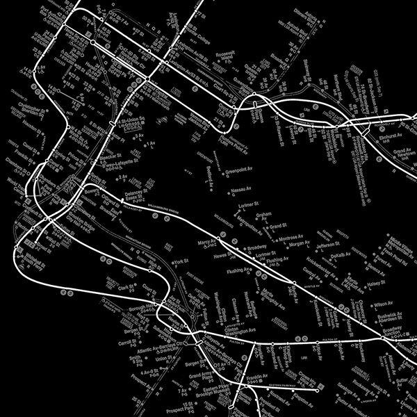 MTA NYC Subway Map 地下鉄マップ ポスター｜海外おしゃれポスター 通販【カリフォルニア プリント コレクティブ】