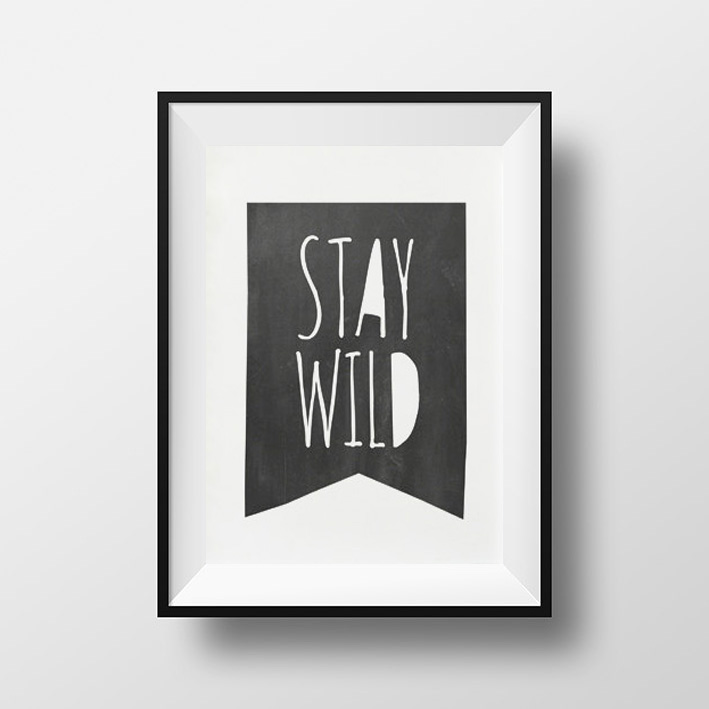 画像1: STAY WILD  ポスター (1)