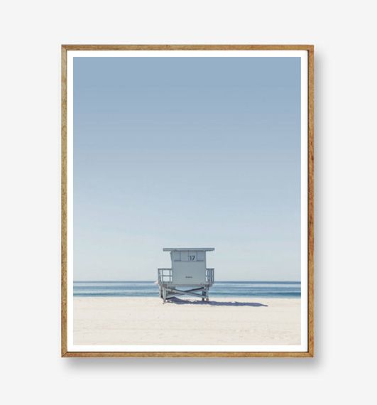 画像1: Beach landscape -　オーシャンビーチ　ランドスケープ フォトグラフポスター (1)