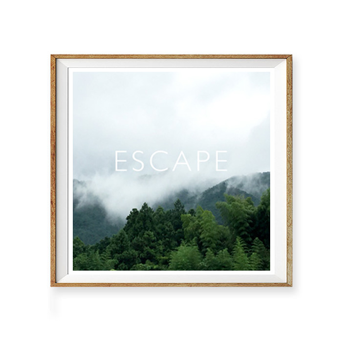 画像1: ESCAPE　-　 雨上がりのフォレスト  ポスター (1)