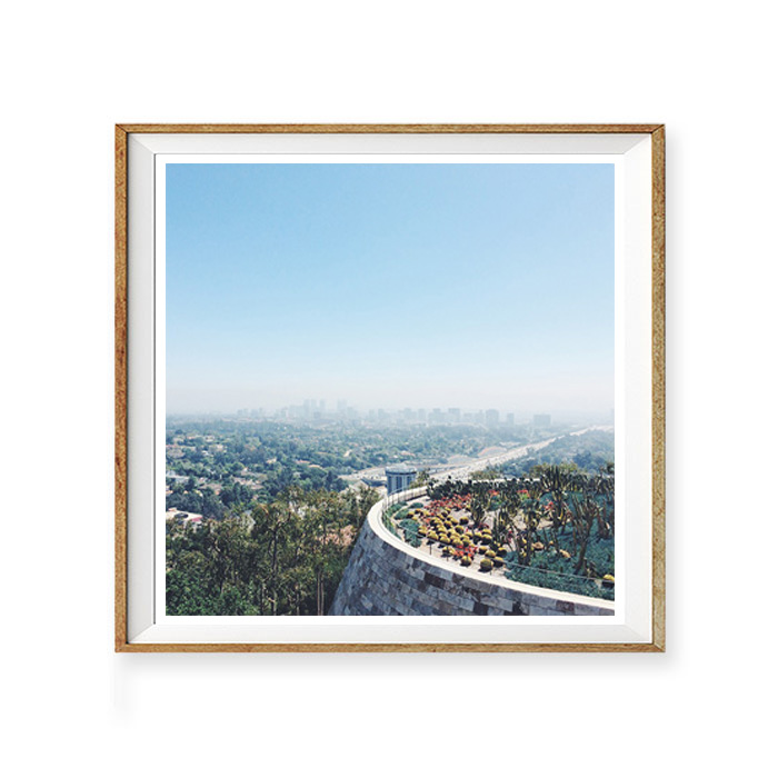 画像1: LOS ANGELES ロサンゼルス Over View　景色 ポスター (1)