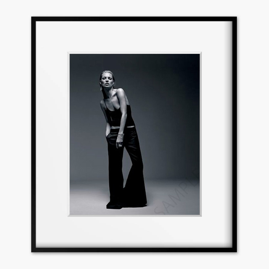 Kate Moss ケイトモス I M A Top Model モノトーンポスター 海外ポスター おしゃれポスター 通販 カリフォルニア プリント コレクティブ