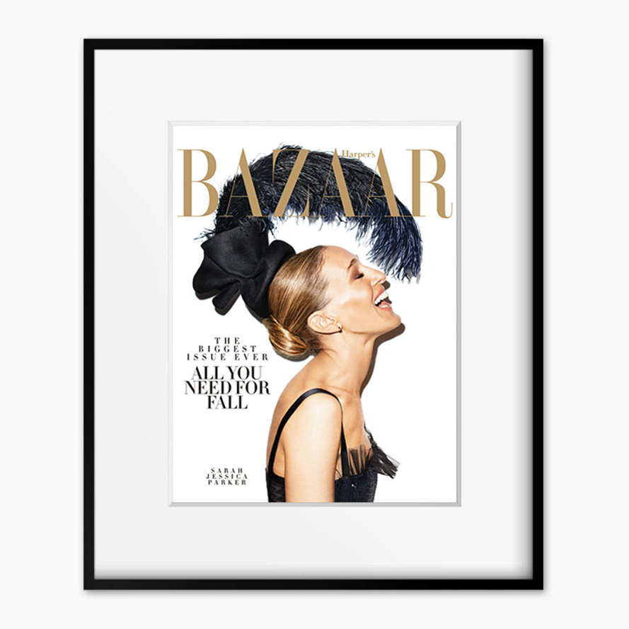 Bazaar バザー 雑誌トップカバー サラ ジェシカパーカー アートポスター 海外ポスター おしゃれポスター 通販 カリフォルニア プリント コレクティブ