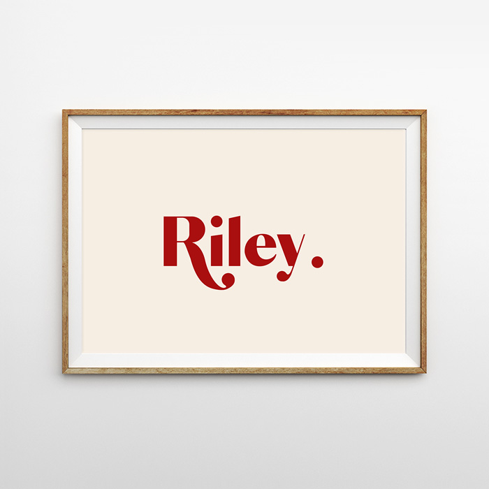 画像1: 『Riley』ライリー アート ポスター (1)