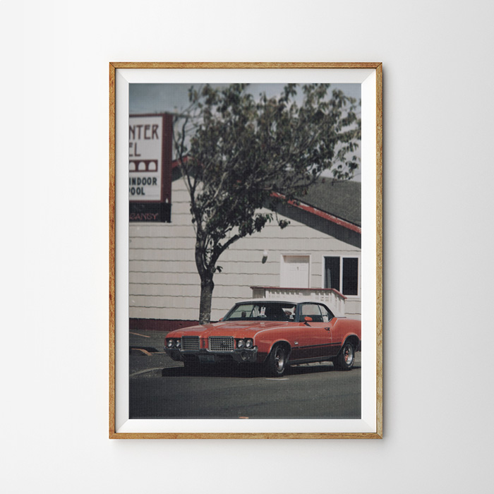 画像1: OLD TOWN & CLASSIC VINTAGE CAR ポスター (1)